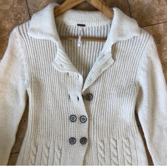 Free People long wool sweater - Picture 4 of 6